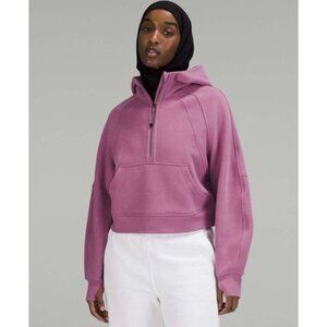 Lululemon Scuba Oversized Half-Zip Hoodie Velvet Dust XL/XXL EUC